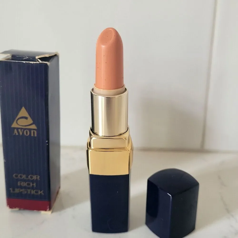 AVON Color Rich Lipstick Instant Mocha Disc Retired Vintage 1993 NEW w BOX